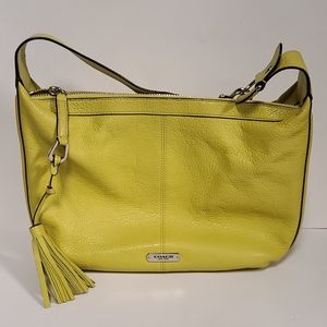 Coach Avery Pebbled Leather Hobo Bag F23960